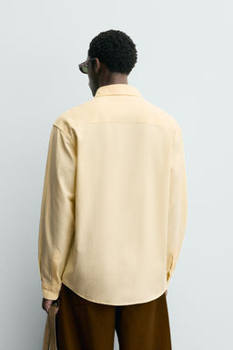 FLOWING SHIRT WITH POCKET - Zara фото 3