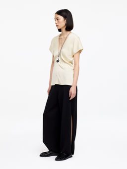 Top de sat?n drapeado - H&m фото 4