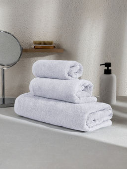 Полотенце махровое 50x90 белый махровая ткань - Denastia фото 4