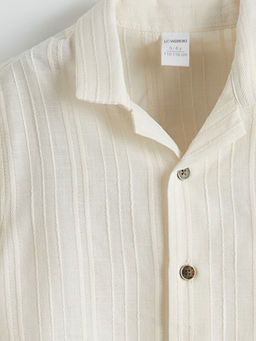 Resort Yaka Pamuklu Erkek ?ocuk G?mlek