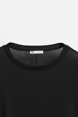 LIMITED EDITION LYOCELL T-SHIRT - Zara фото 8