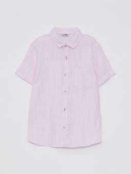 Basic K?sa Kollu Poplin Erkek ?ocuk G?mlek