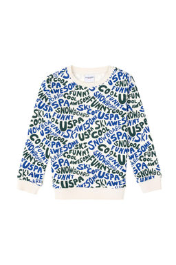 Кремовый свитшот для мальчика Неожиданная скидка в корзине - U.s. polo assn фото 2