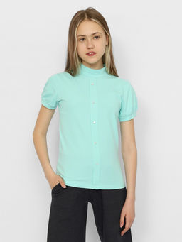 CRB wear/CWJG 63604-38 Водолазка для девочки,ментоловый/Ex.Cherubino