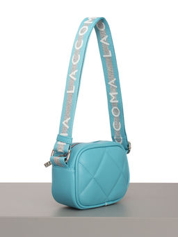 LACCOMA сумка Доминика-Ф826-бирюзовый эко кожа хлопок