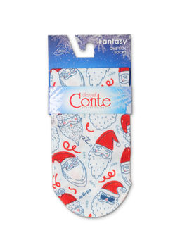 Цена за 2 пары. CONTE Носки с новогодними рисунками FANTASY 70 mix