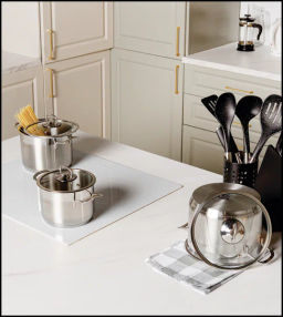 Кастрюля нерж. сталь 3.2л. София, стекл. крышка КАТЮША код.9920-290-0  фото 6