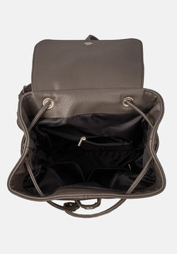 Рюкзак Модель №1581 | кожзам | гладкий | серый | Р921-9 | 33005 - L-craft фото 5