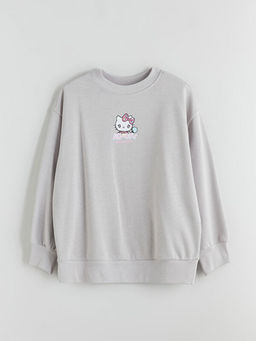 Hello Kitty Bask?l? K?z ?ocuk Sweatshirt