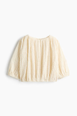 Blusa texturizada con bajo burbuja - H&m фото 2