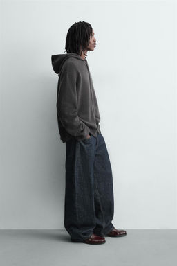 CHAQUETA PUNTO CAPUCHA / Gris antracita - Zara фото 4