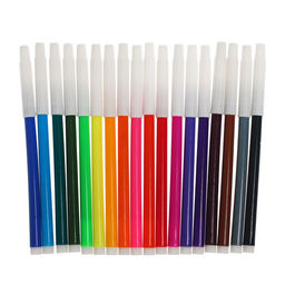 Фломастеры 18 цветов, невентилируемый колпачок