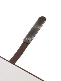 Ежедневник недатированный А5, с хлястиком, 112 листов, в линейку, пвх, коричневый - Simaland фото 11