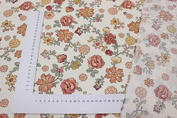 Сатин Флорет, ш.1.6м, хлопок-100%, 110гр/м.кв - Купава фото 2