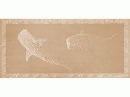 6с102.511ж2 Море. Кит. (лён3) Полотенце махровое 67х150см