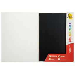 Лео Учись Картон цветной, мелованный LNSCC-03 200 г/м2 A4 21 х 29.7 см 5 л. 5 цв фото 3