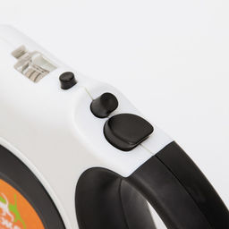 Рулетка «Пижон» с фонариком, прорезиненная ручка, 5 м, до 35 кг, чёрно-белая