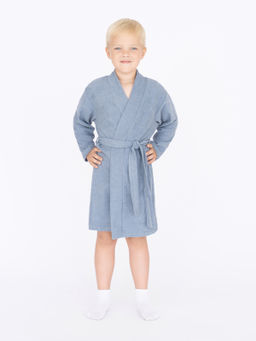 Халат детский серый
