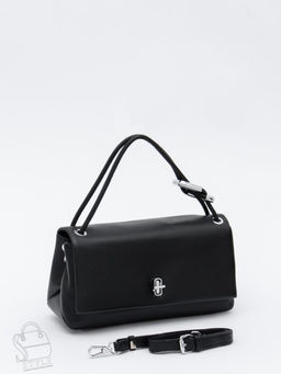 Сумка женская кожаная 8067Q black Polina&Eiterou