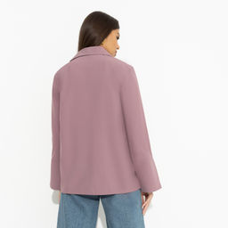 Блуза полуприталенного силуэта Амбассадор стиля (dusty) - Charutti фото 4