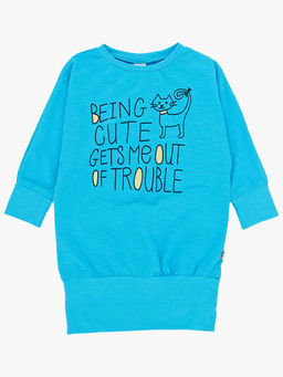 Футболка для девочки UD 0551 голубой