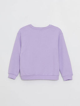 Bisiklet Yaka Uzun Kollu K?z ?ocuk Sweatshirt - Waikiki фото 3