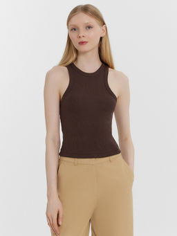 Топ женский коричневый