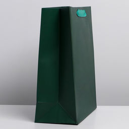 Пакет ламинированный Изумрудный, L 31 40 14 см - Дарите счастье фото 2