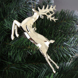 Новогоднее украшение Олень 15*1*12.5 см / LF-7595G/S /уп 720/ (Золото) - Галеонтрейд фото 2