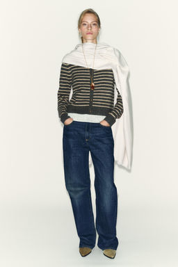 STRIPED CARDIGAN
