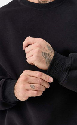 Свитшот Primm P611-15-66 черный хлопок с нейлоном  фото 6