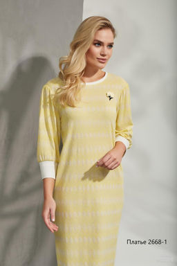 Платье 2668/1 желтое - Niv niv fashion фото 4