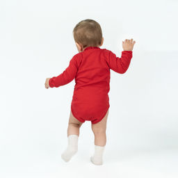 Полукомбинезон ясельный красный гномы ПК-1511 (62, 40)