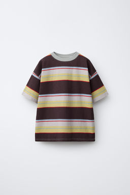 CAMISETA RAYAS / Marr?n - Zara фото 3