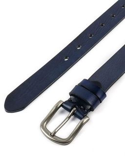 Мужской кожаный ремень Dierhoff ДРК 3052/2-30 Синий - Sergio valentini фото 5