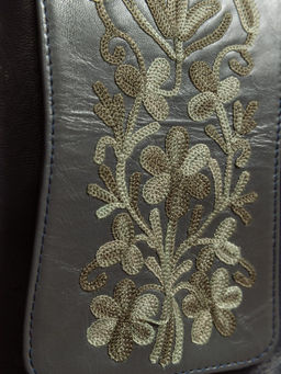 Сумка натуральная кожа через плечо №1115/54 - Ганг фото 3