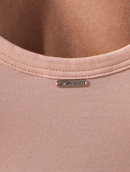 Топ облегающий из премиального хлопка с эластаном VILATTE