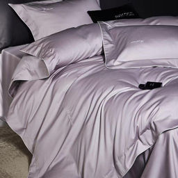 КПБ Mency Winni Mark Cross Бархатный сатин MENWMC005 2 спальный