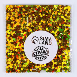 Цена за 2 шт. Наполнитель для шаров «Конфетти шестиугольник», d=3 мм, 10 г