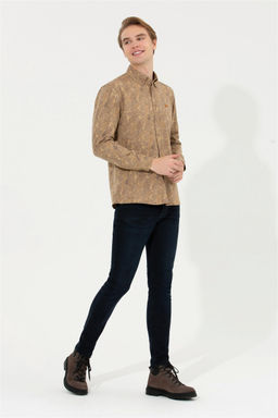 Мужская рубашка с длинным рукавом мужской верблюды 1 бесплатно для 1 зоны в рубашках - U.s. polo assn фото 4