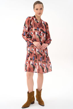 Платье Нежный акцент  2 (алый)