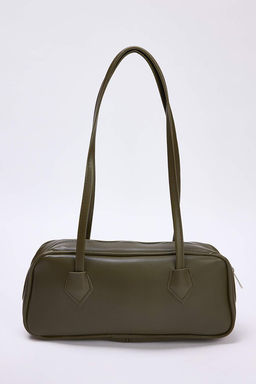 Haki Charm Detayl? Kad?n Orta Boy Mini Bowling Omuz Canta TAKSS25OC00021