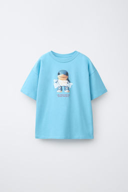 CAMISETA ESTAMPADA SKIFIDOL ITALIAN BRAINROT / Azul