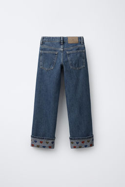STRAIGHT JEANS WITH HEARTS - Zara фото 2