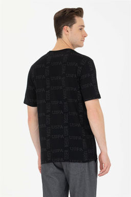 Мужская черная футболка с круглым вырезом Неожиданная скидка в корзине - U.s. polo assn фото 5