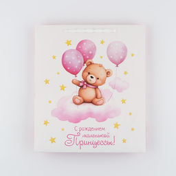 Цена за 2 шт. Пакет ламинированный «Принцессе», M 25.5 х 30 х 9 см