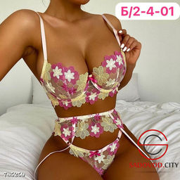 Женский прозрачный комплект тройка - Bruno фото 2