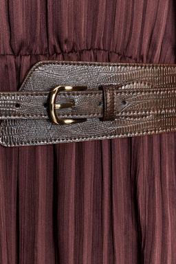 MIDI DRESS WITH BELT - Zara фото 9