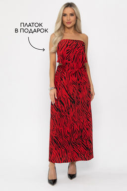 Юбка Лантана (красная) Ю13742-6М - Lt collection фото 2