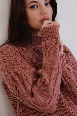 10370 Свитер в цвете розовое какао - Martichelli фото 35